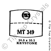 GS MT349 Watch Crystal