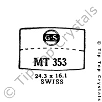 GS MT353 Watch Crystal