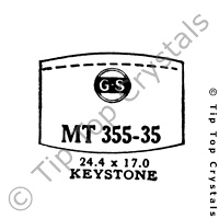 GS MT355-35 Watch Crystal