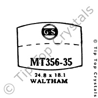 GS MT356-35 Watch Crystal