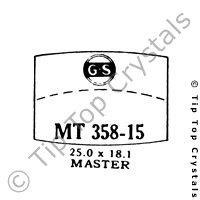 GS MT358-15 Watch Crystal