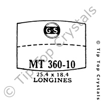 GS MT360-10 Watch Crystal