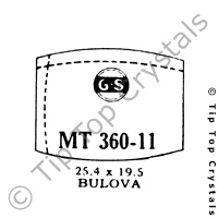 GS MT360-11 Watch Crystal