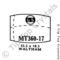 GS MT360-17 Watch Crystal