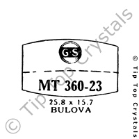 GS MT360-23 Watch Crystal