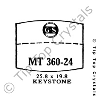 GS MT360-24 Watch Crystal