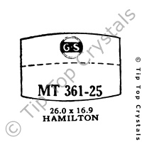 GS MT361-25 Watch Crystal