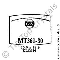 GS MT361-30 Watch Crystal
