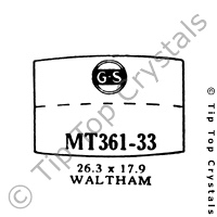 GS MT361-33 Watch Crystal