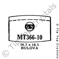 GS MT366-10 Watch Crystal