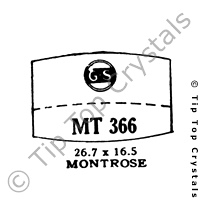 GS MT366 Watch Crystal