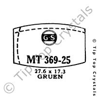 GS MT369-25 Watch Crystal