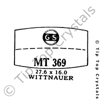 GS MT369 Watch Crystal