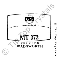 GS MT372 Watch Crystal