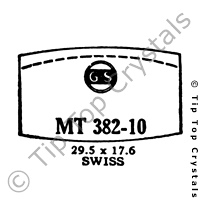 GS MT382-10 Watch Crystal