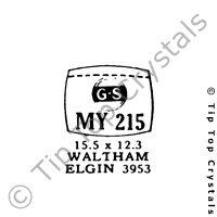 GS MY215 Watch Crystal