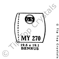 GS MY270 Watch Crystal