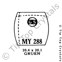 GS MY288 Watch Crystal