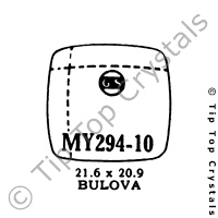 GS MY294-10 Watch Crystal