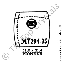 GS MY294-35 Watch Crystal