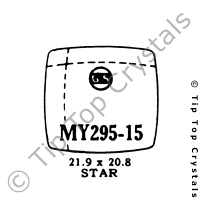 GS MY295-15 Watch Crystal