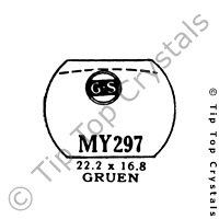 GS MY297 Watch Crystal