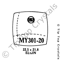 GS MY301-20 Watch Crystal