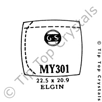 GS MY301 Watch Crystal