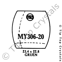 GS MY306-20 Watch Crystal