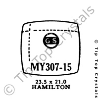 GS MY307-15 Watch Crystal