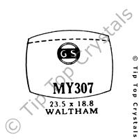 GS MY307 Watch Crystal