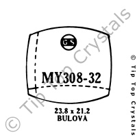 GS MY308-32 Watch Crystal