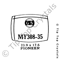 GS MY308-35 Watch Crystal