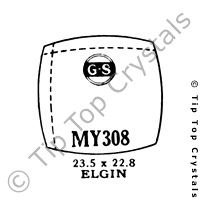 GS MY308 Watch Crystal