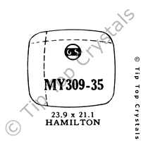 GS MY309-35 Watch Crystal