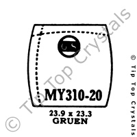 GS MY310-20 Watch Crystal