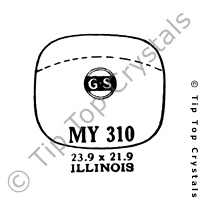 GS MY310 Watch Crystal