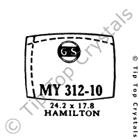 GS MY312-10 Watch Crystal