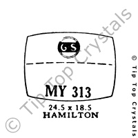 GS MY313 Watch Crystal