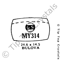 GS MY314 Watch Crystal