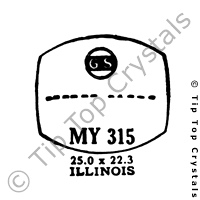 GS MY315 Watch Crystal