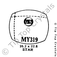GS MY319 Watch Crystal