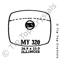 GS MY320 Watch Crystal