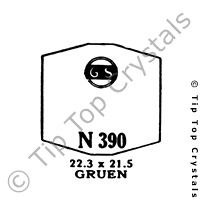 GS N390 Watch Crystal