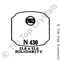 GS N430 Watch Crystal