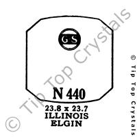 GS N440 Watch Crystal