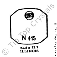 GS N445 Watch Crystal