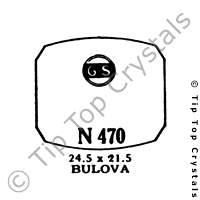 GS N470 Watch Crystal