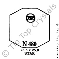 GS N480 Watch Crystal