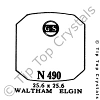 GS N490 Watch Crystal